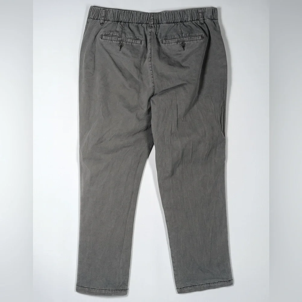 Old Navy Gray Easy Chino Pants Cotton Blend Stretch – Women’s Size Large